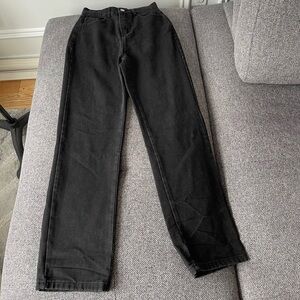 Black Straight Leg Jean
